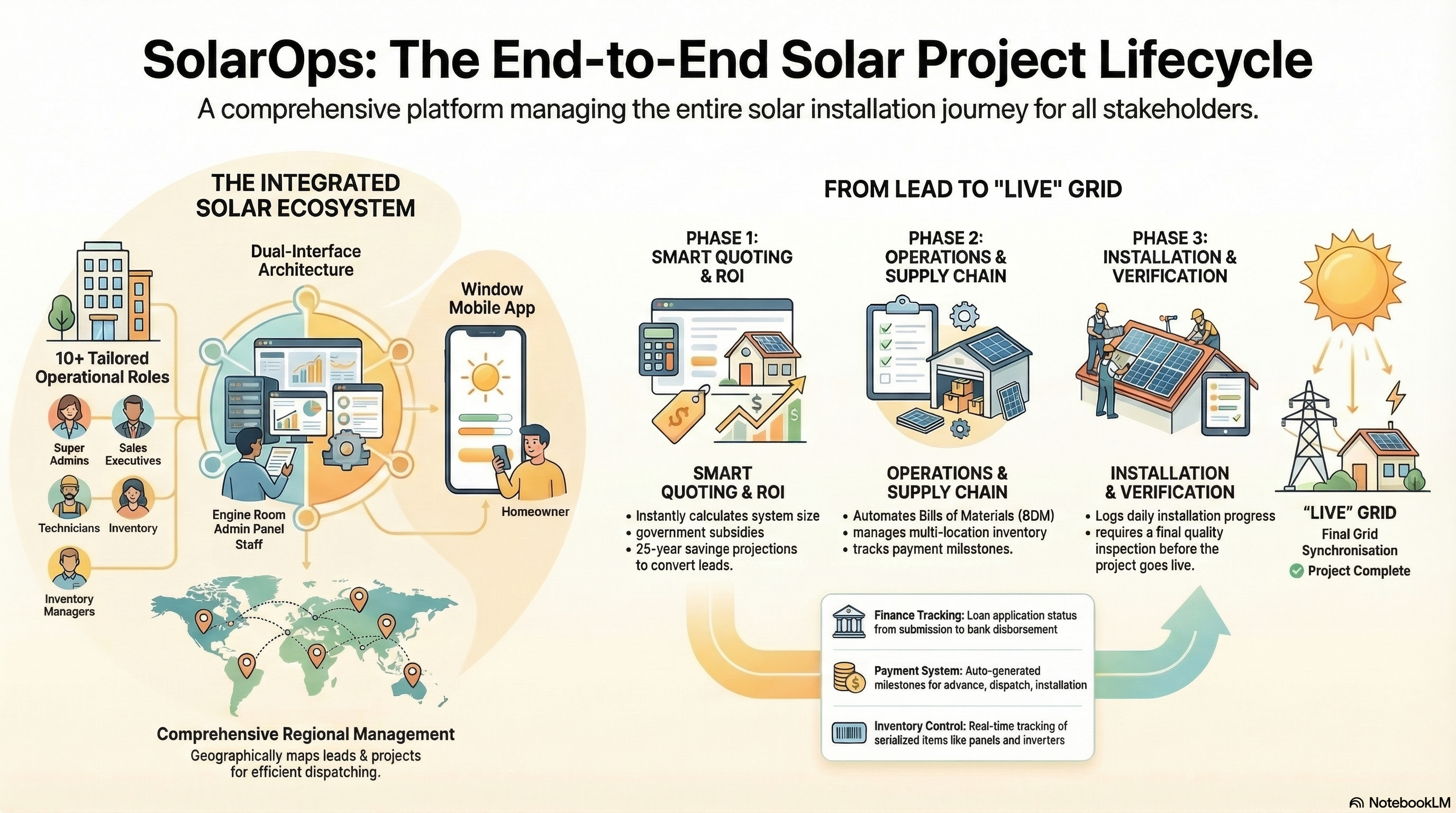SolarNeo CRM Dashboard Preview